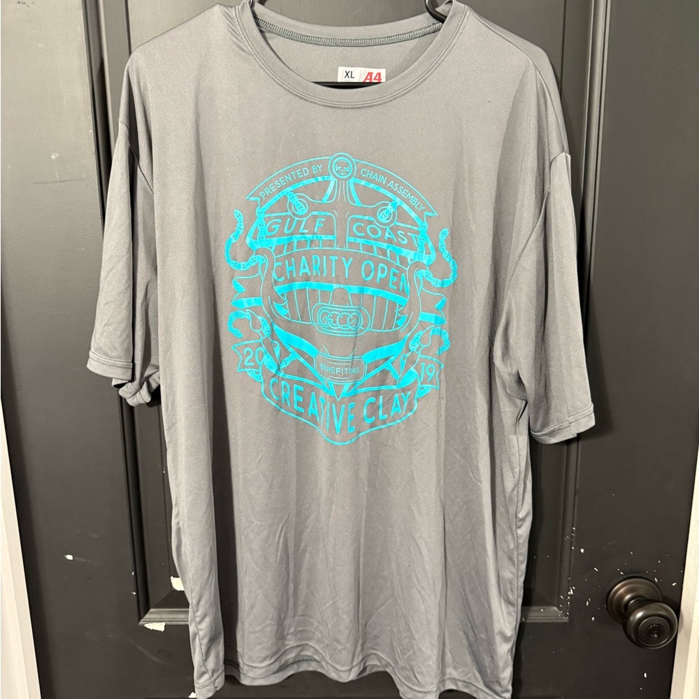 Disc Golf Gray Graphic T-Shirt